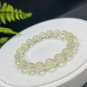 Citrine Beaded Bracelet 10.5mm Icy Transparent Lemon Yellow Crystal