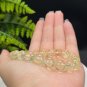 Citrine Beaded Bracelet 10.5mm Icy Transparent Lemon Yellow Crystal