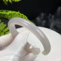 Smoky Purple Agate Open Bangle 61MM Icy Translucent Carved Mermaid Tail