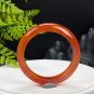 Gradient Red Agate Bangle 52MM Icy Translucent Multi-layer Cornucopia
