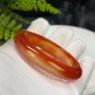 Gradient Red Agate Bangle 52MM Icy Translucent Multi-layer Cornucopia