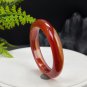 Red Agate Bangle 52MM Icy Translucent Multi-layer Cornucopia