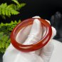 Red Agate Bangle 52MM Icy Translucent Multi-layer Cornucopia
