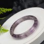 Feather Auralite 23 Crystal Bangle 60+MM Flake Ice Translucent Purple