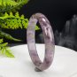 Feather Auralite 23 Crystal Bangle 60+MM Flake Ice Translucent Purple