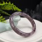 Feather Auralite 23 Crystal Bangle 60+MM Flake Ice Translucent Purple