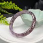 Feather Auralite 23 Crystal Bangle 60+MM Flake Ice Translucent Purple