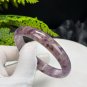 Feather Auralite 23 Crystal Bangle 60+MM Flake Ice Translucent Purple