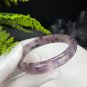 Feather Auralite 23 Crystal Bangle 60+MM Flake Ice Translucent Purple