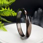 Ice Obsidian Bangle 64MM Transparent Clean