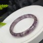 Feather Auralite 23 Crystal Bangle 60+MM Flake Ice Translucent Purple