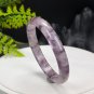 Feather Auralite 23 Crystal Bangle 60+MM Flake Ice Translucent Purple
