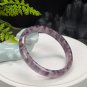 Feather Auralite 23 Crystal Bangle 60+MM Flake Ice Translucent Purple
