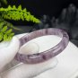 Feather Auralite 23 Crystal Bangle 60+MM Flake Ice Translucent Purple
