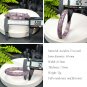 Feather Auralite 23 Crystal Bangle 60+MM Flake Ice Translucent Purple