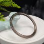 Smoky Quartz Bangle 60MM Icy Transparent Clean Thin Round
