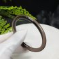 Smoky Quartz Bangle 55MM Icy Transparent Clean Thin Round