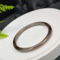Smoky Quartz Bangle 60+MM Icy Transparent Clean Thin Round