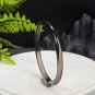 Smoky Quartz Bangle 60+MM Icy Transparent Clean Thin Round