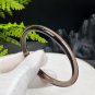 Smoky Quartz Bangle 60+MM Icy Transparent Clean Thin Round