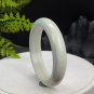 Light Blue Green Alxa Agate Bangle 62MM Porcelain Luster Jadeification Cornucopia
