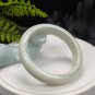 Light Blue Green Alxa Agate Bangle 62MM Porcelain Luster Jadeification Cornucopia