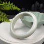 Light Blue Green Alxa Agate Bangle 62MM Porcelain Luster Jadeification Cornucopia