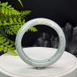 Light Blue Alxa Agate Bangle 61+MM Porcelain Luster Jadeification Cornucopia