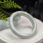 Light Blue Alxa Agate Bangle 61+MM Porcelain Luster Jadeification Cornucopia