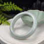 Light Blue Alxa Agate Bangle 61+MM Porcelain Luster Jadeification Cornucopia