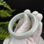Light Blue Alxa Agate Bangle 61+MM Porcelain Luster Jadeification Cornucopia