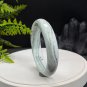 Light Blue Alxa Agate Bangle 60MM Porcelain Luster Jadeification Cornucopia