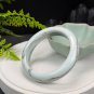 Light Blue Alxa Agate Bangle 60MM Porcelain Luster Jadeification Cornucopia