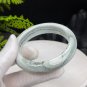 Light Blue Alxa Agate Bangle 60MM Porcelain Luster Jadeification Cornucopia