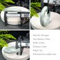 Light Blue Alxa Agate Bangle 60MM Porcelain Luster Jadeification Cornucopia