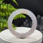 Light Purple Agate Bangle 62+MM High Icy Translucent Floating Light Honey Sugar Hand Carved Twisted