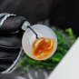 Lychee White Honey Sugar Agate Pendant Necklace Hand Carved Auspicious Cloud Princess Buckle