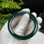 Rare Green Malachite Bangle 51MM Porcelain Luster Celestial Eye Multi-layer