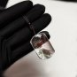 Red Green Phantom Quartz Pendant Necklace Icy Transparent Multi-layer Landscape Painting Style