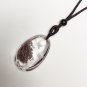 Purple Phantom Quartz Pendant Necklace Icy Transparent Hand Intaglio Butterfly Life Tree