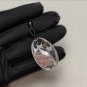 Purple Phantom Quartz Pendant Necklace Icy Transparent Hand Intaglio Butterfly Life Tree