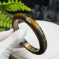 Gradient Blue Yellow Tiger's Eye Bangle 60+MM Cornucopia Multi-layer
