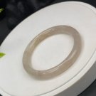 Rare Sunstone Moonstone Intergrowth Bangle 55+MM Icy Translucent Sparkling Blue Light Round