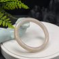Rare Sunstone Moonstone Intergrowth Bangle 55+MM Icy Translucent Sparkling Blue Light Round
