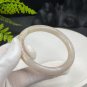 Rare Sunstone Moonstone Intergrowth Bangle 55+MM Icy Translucent Sparkling Blue Light Round