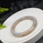 Rare Sunstone Moonstone Intergrowth Bangle 57+MM Icy Translucent Sparkling Blue Light Round