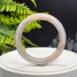 Rare Sunstone Moonstone Intergrowth Bangle 57+MM Icy Translucent Sparkling Blue Light Round