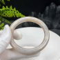 Rare Sunstone Moonstone Intergrowth Bangle 57+MM Icy Translucent Sparkling Blue Light Round