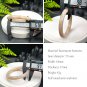 Rare Sunstone Moonstone Intergrowth Bangle 57+MM Icy Translucent Sparkling Blue Light Round
