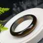 Gradient Blue Yellow Tiger's Eye Bangle 61MM Cornucopia Lightning Pattern